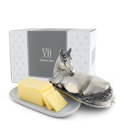 Vagabond House - Horse Butter Dish