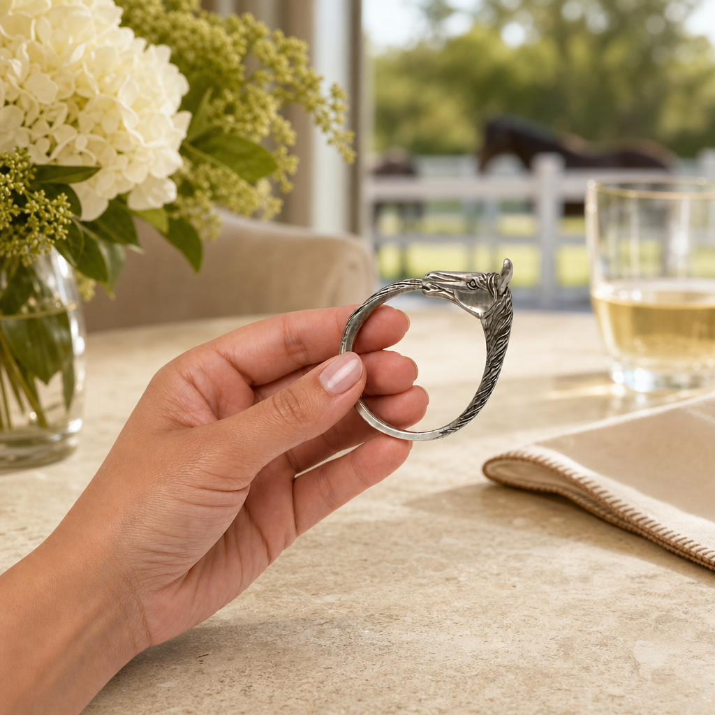 Vagabond House - Horse Head Napkin Ring