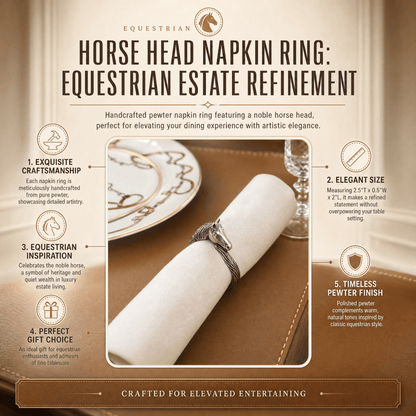 Vagabond House - Horse Head Napkin Ring