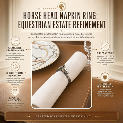 Vagabond House - Horse Head Napkin Ring