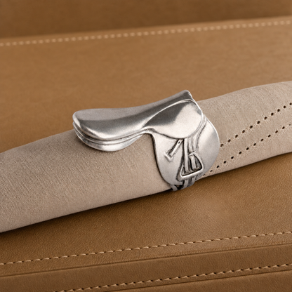 Vagabond House English Saddle Napkin Rings