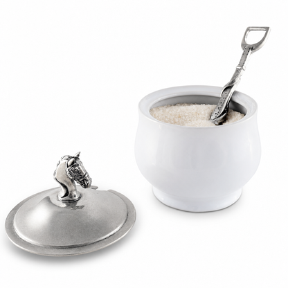 Vagabond House - Equestrian Sugar Bowl and Spoon