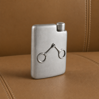 Vagabond House - Equestrian Pewter Flask