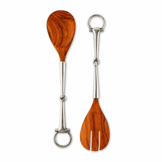 Vagabond House - Bit Wood Salad Server Set
