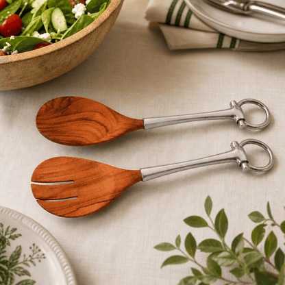 Vagabond House - Bit Wood Salad Server Set
