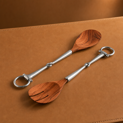 Vagabond House - Bit Wood Salad Server Set