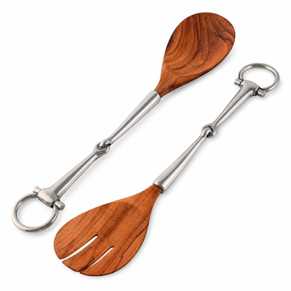 Vagabond House - Bit Wood Salad Server Set