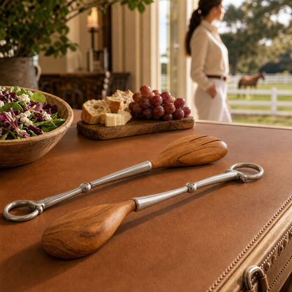 Vagabond House - Bit Wood Salad Server Set