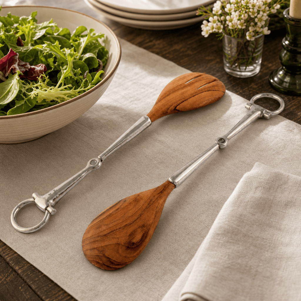 Vagabond House - Bit Wood Salad Server Set