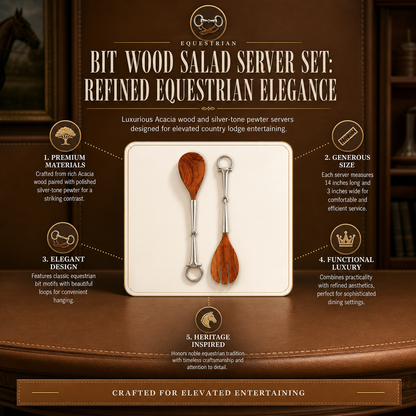 Vagabond House - Bit Wood Salad Server Set