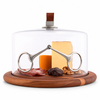 Vagabond House - Horse Bit Glass Covered Cheese Wood Board