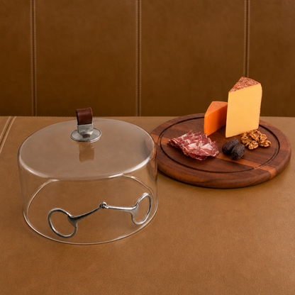 Vagabond House - Horse Bit Glass Covered Cheese Wood Board