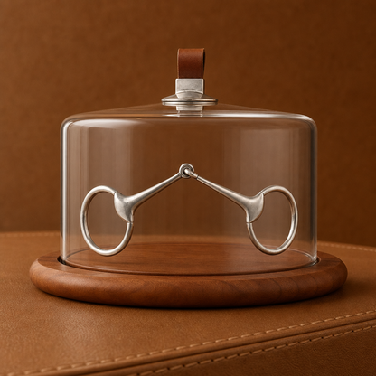 Vagabond House - Horse Bit Glass Covered Cheese Wood Board