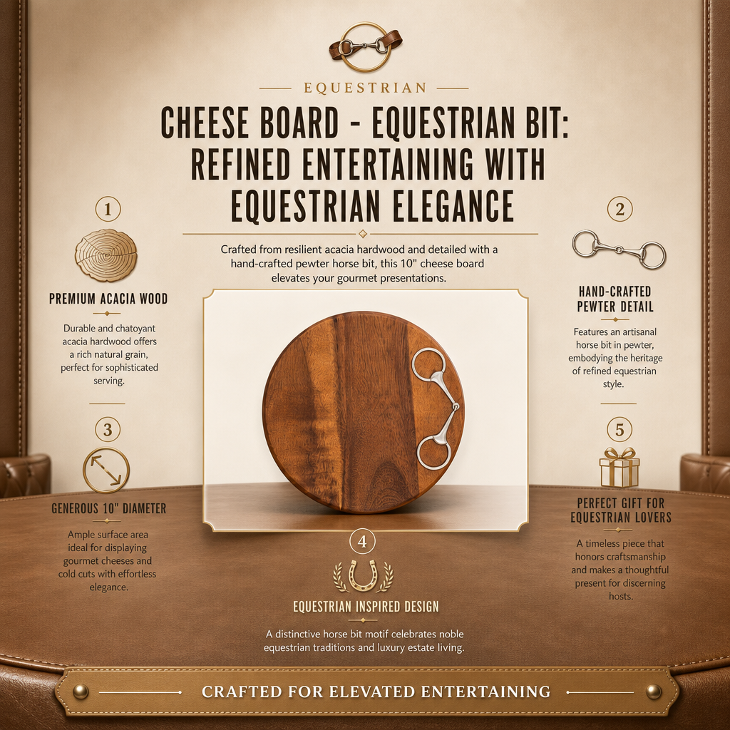 Vagabond House - Cheese Board - Equestrian Bit