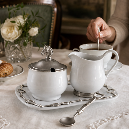 Vagabond House - Equestrian Sugar and Creamer Set