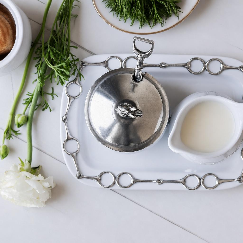 Vagabond House - Equestrian Sugar and Creamer Set