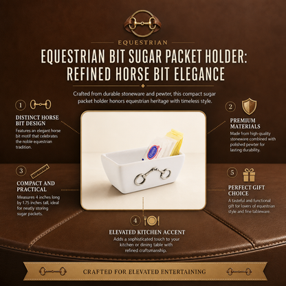 Vagabond House - Equestrian Bit Sugar Packet Holder