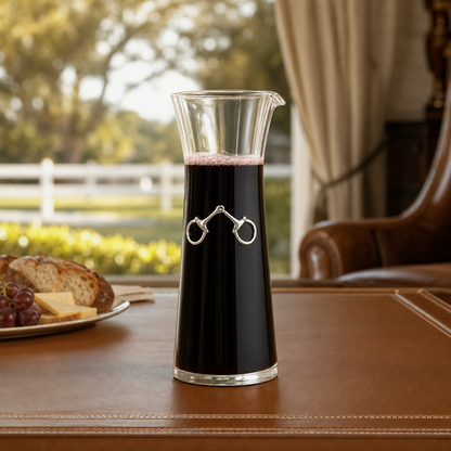 Vagabond House - Equestrian Bit Wine Carafe - 28 0unce