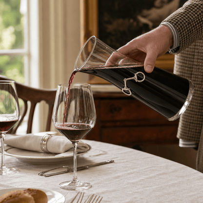 Vagabond House - Equestrian Bit Wine Carafe - 28 0unce
