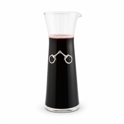 Vagabond House - Equestrian Bit Wine Carafe - 28 0unce