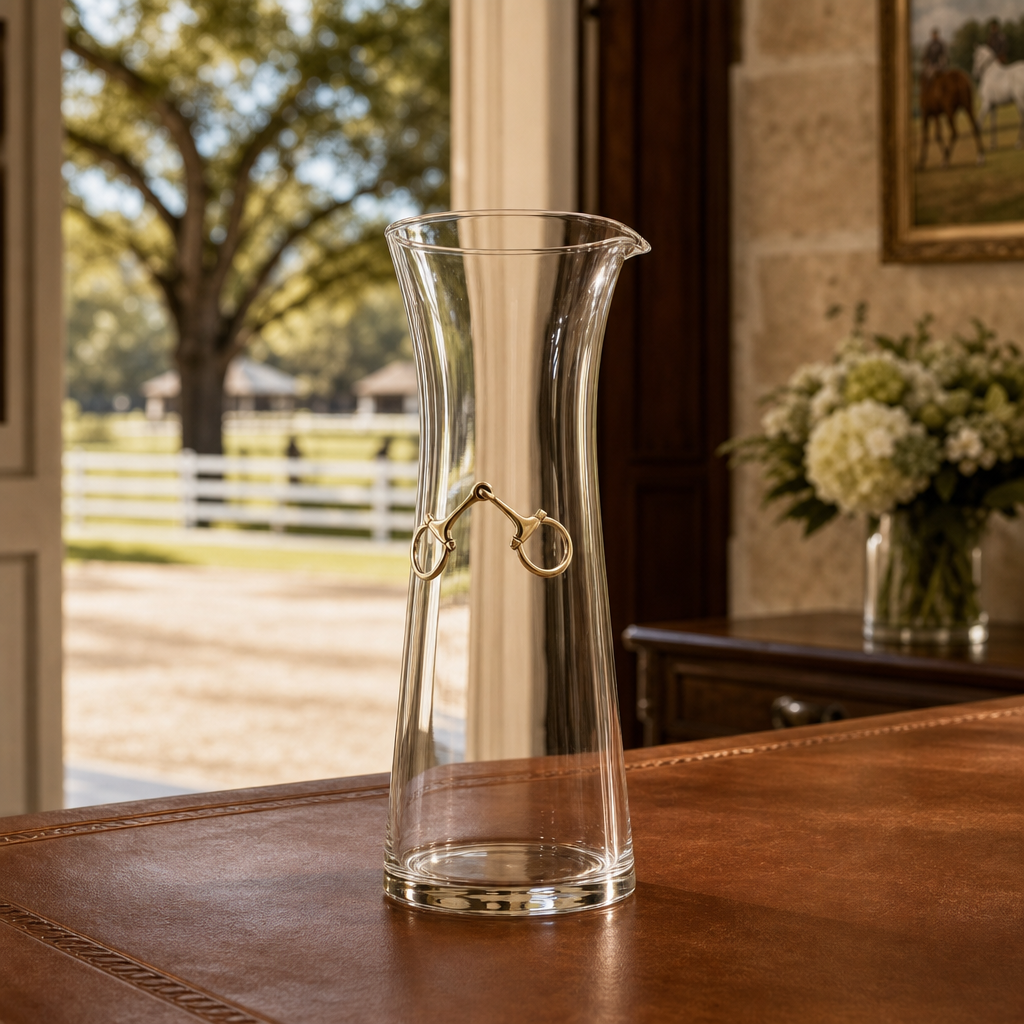 Vagabond House - Equestrian Bit Wine Carafe - 28 0unce
