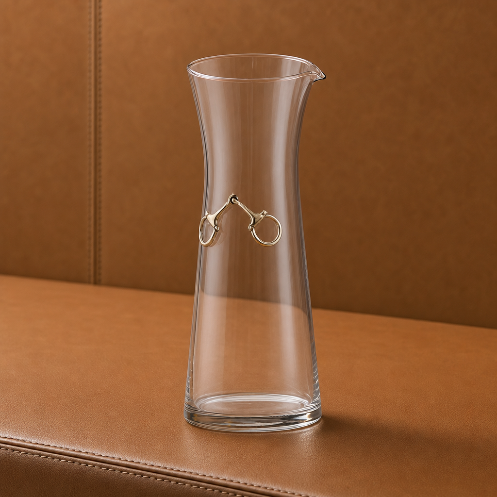 Vagabond House - Equestrian Bit Wine Carafe - 28 0unce