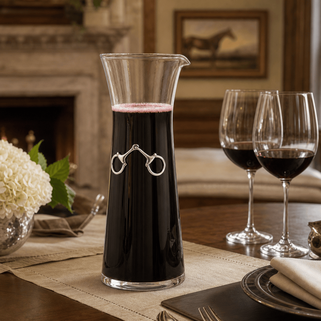 Vagabond House - Equestrian Bit Wine Carafe - 28 0unce