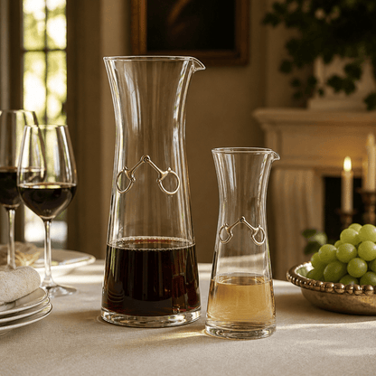 Vagabond House - Equestrian Bit Wine Carafe - 28 0unce