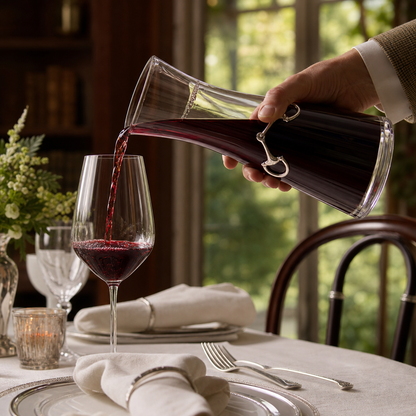 Vagabond House - Equestrian Bit Wine Carafe - 8 Ounce