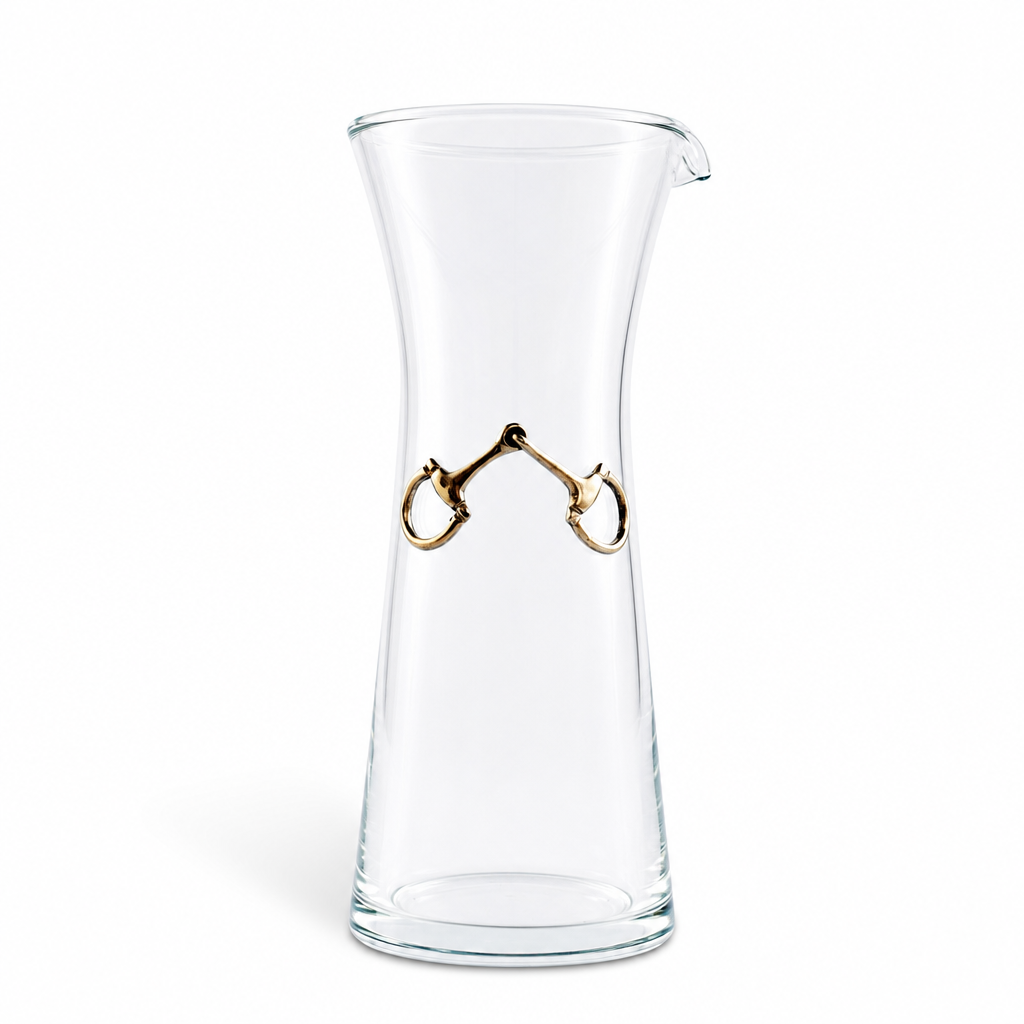 Vagabond House - Equestrian Bit Wine Carafe - 8 Ounce