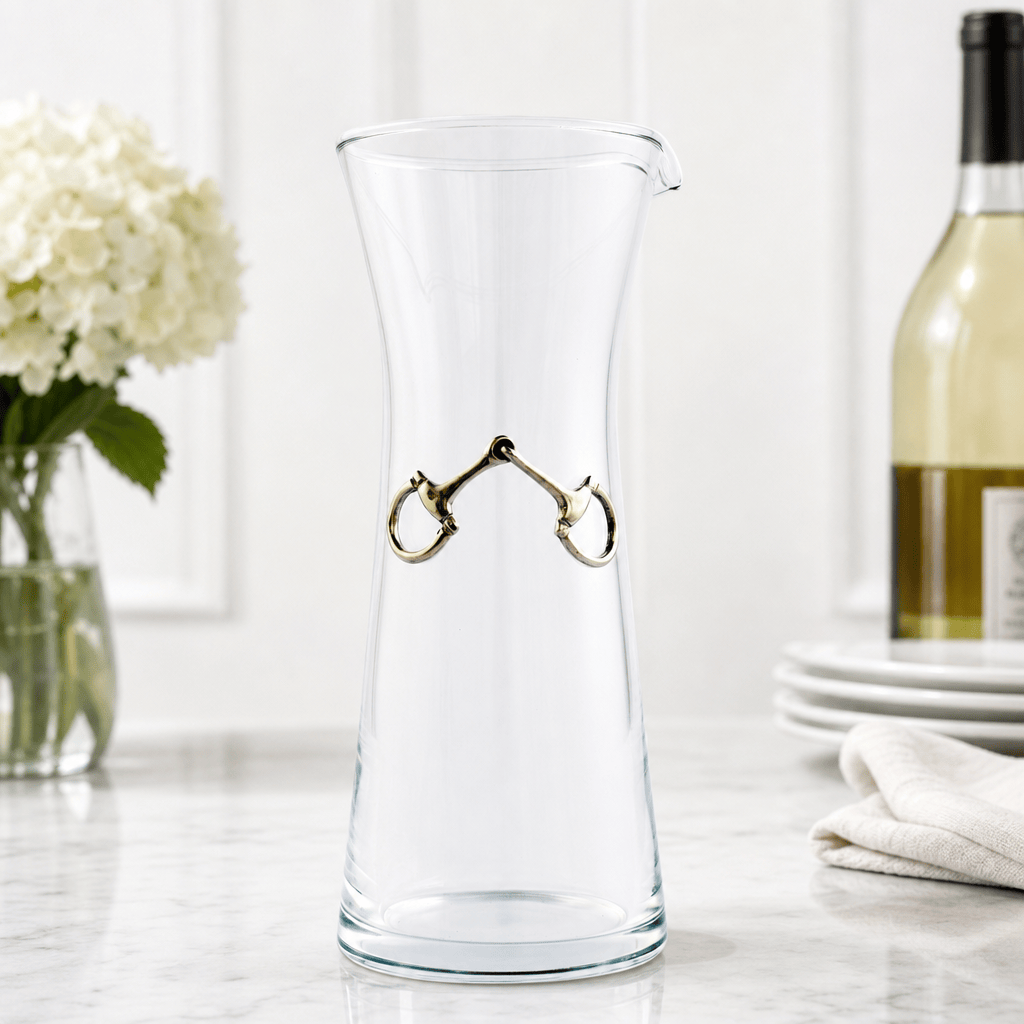 Vagabond House - Equestrian Bit Wine Carafe - 8 Ounce
