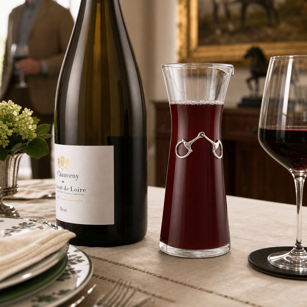 Vagabond House - Equestrian Bit Wine Carafe - 8 Ounce