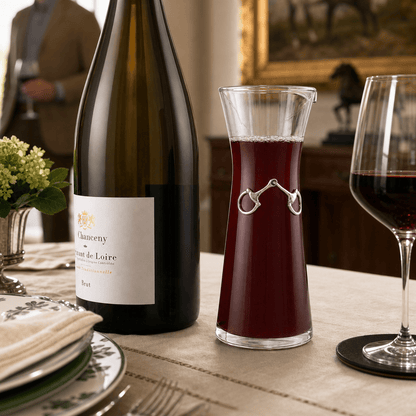 Vagabond House - Equestrian Bit Wine Carafe - 8 Ounce
