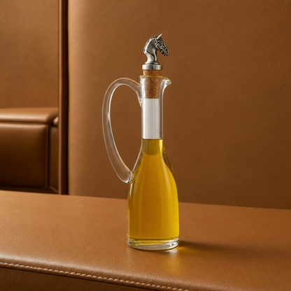 Vagabond House - Cruet Bottle with Horse Head Cork Stopper