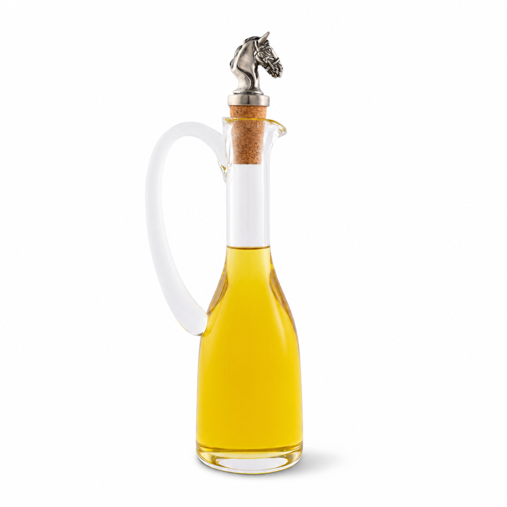 Vagabond House - Cruet Bottle with Horse Head Cork Stopper