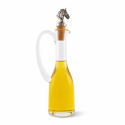 Vagabond House - Cruet Bottle with Horse Head Cork Stopper
