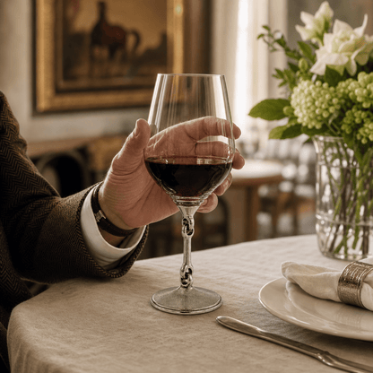 Vagabond House - Equestrian Bit Wine Glass