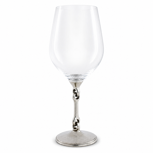 Vagabond House - Equestrian Bit Wine Glass