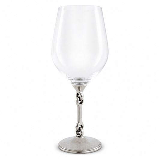 Vagabond House - Equestrian Bit Wine Glass