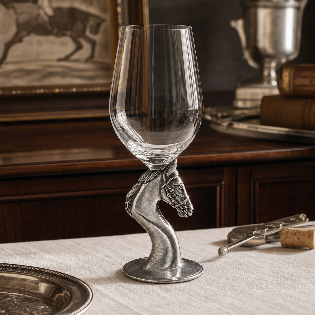 Vagabond House - Horse Head Wine Glass