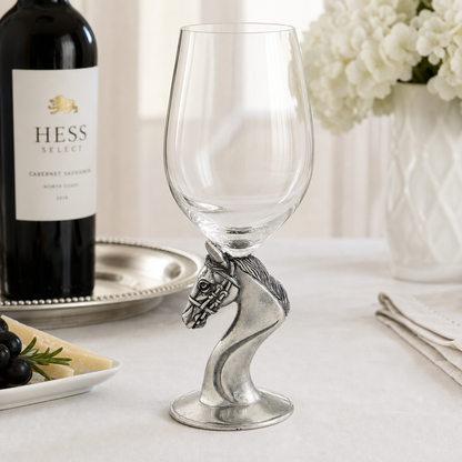 Vagabond House - Horse Head Wine Glass