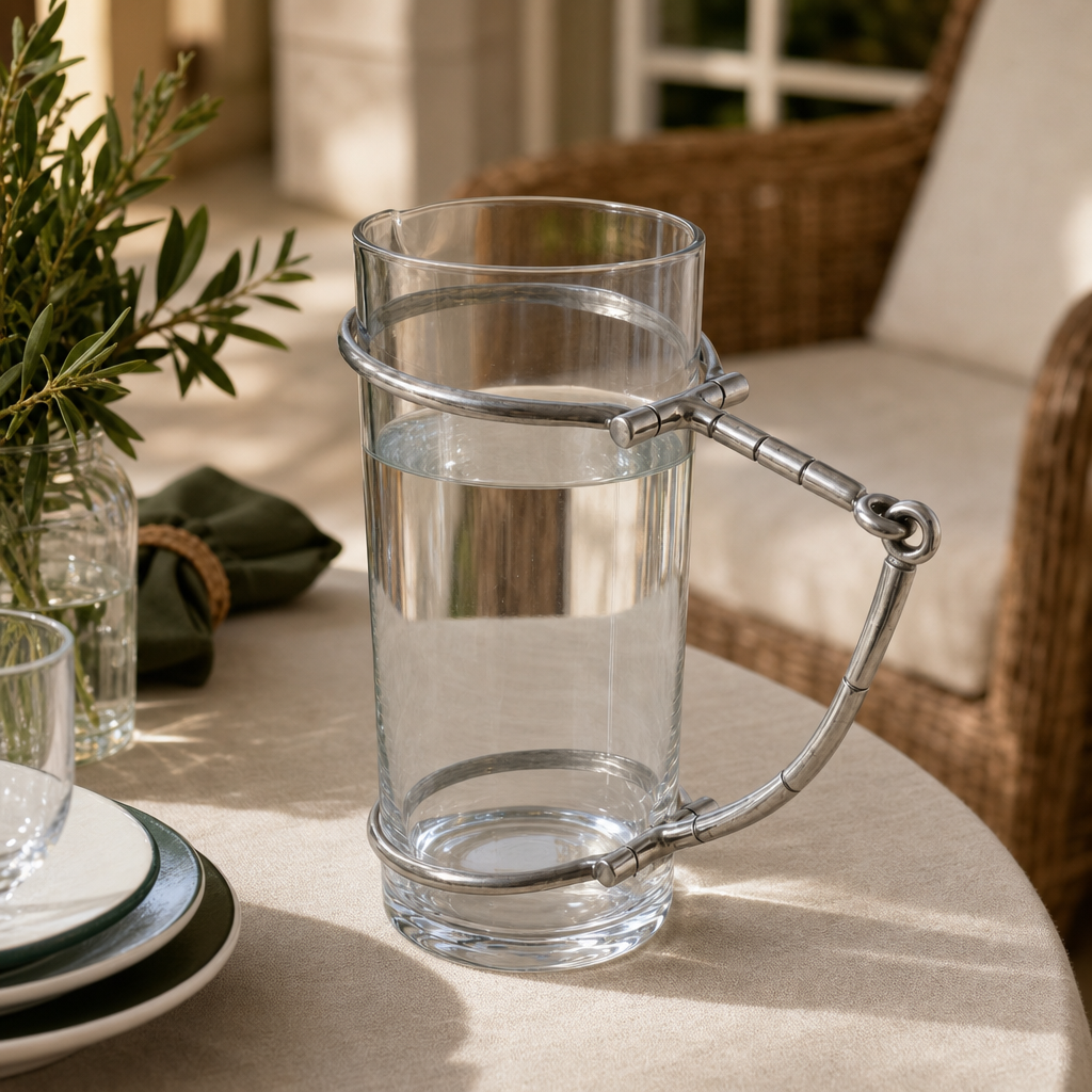 Vagabond House - Horse Bit Glass Pitcher