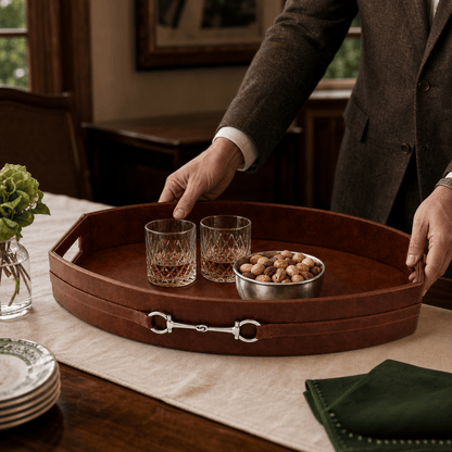 Vagabond House - Equestrian Horse Bit Vegan Leather Tray