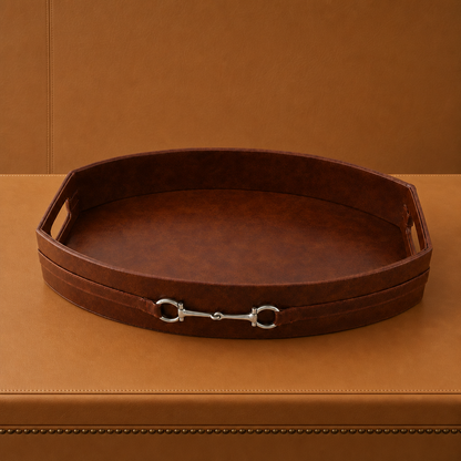 Vagabond House - Equestrian Horse Bit Vegan Leather Tray