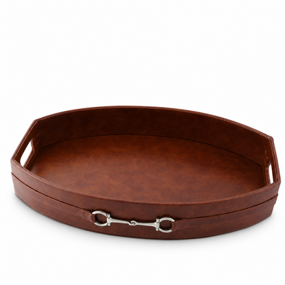 Vagabond House - Equestrian Horse Bit Vegan Leather Tray