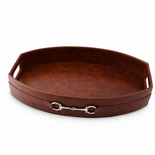 Vagabond House - Equestrian Horse Bit Vegan Leather Tray