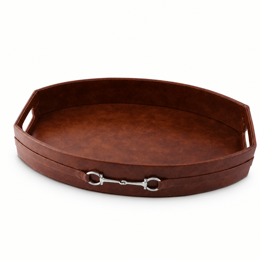 Vagabond House - Equestrian Horse Bit Vegan Leather Tray