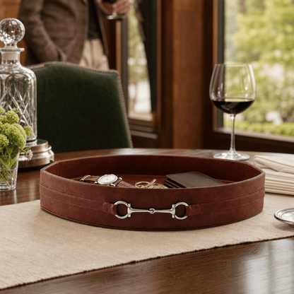 Vagabond House - Equestrian Horse Bit Vegan Leather Tray