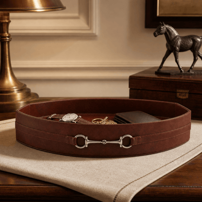 Vagabond House - Equestrian Horse Bit Vegan Leather Tray