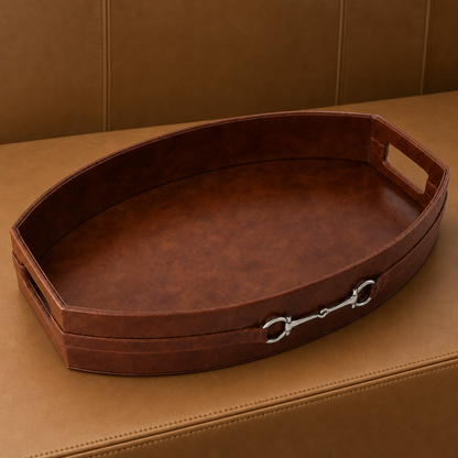 Vagabond House - Equestrian Horse Bit Vegan Leather Tray